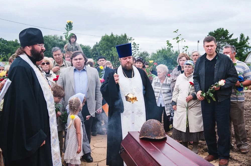 Лития по погибшему воину