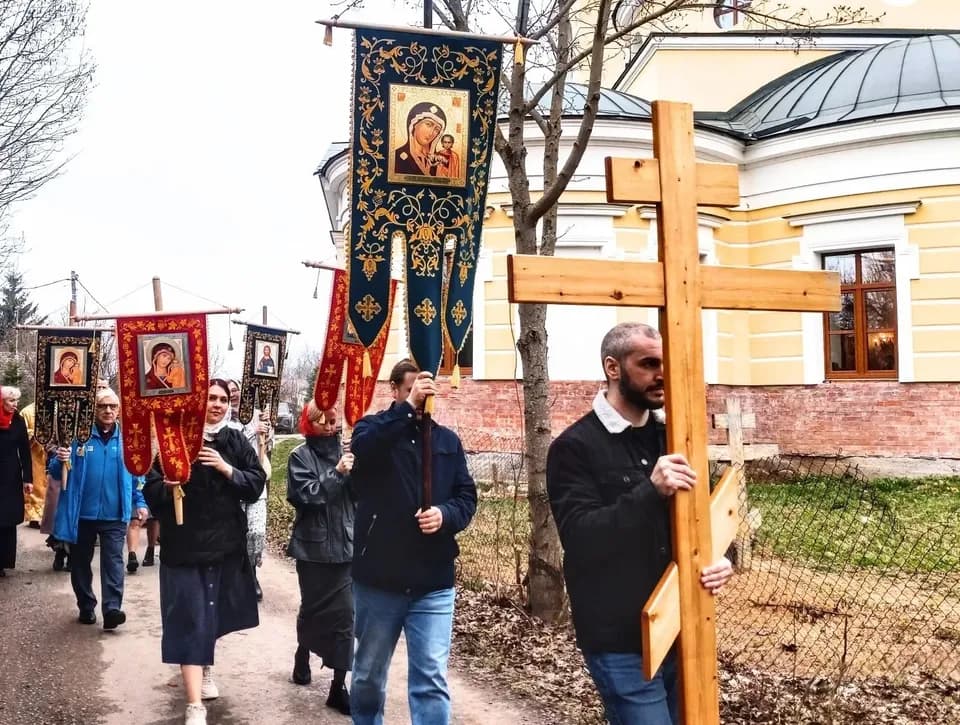В Светлую субботу прошёл Крестный ход, которым завершилась Светлая седьмица