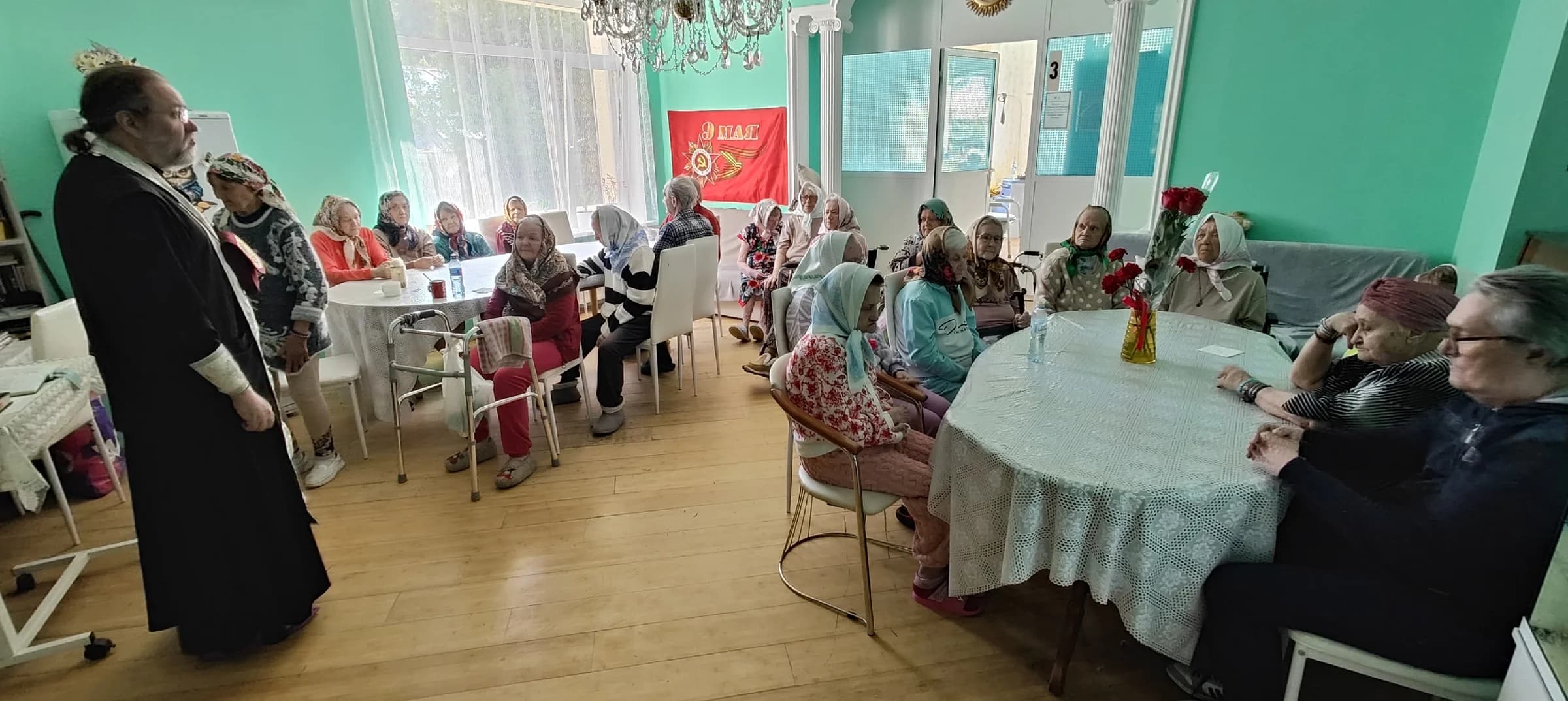 15 мая духовенство нашего храма с очередным визитом посетило пансионат для престарелых…