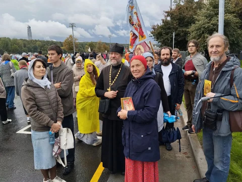 Общемосковский Крестный ход 6 сентября, в котором приняли участие настоятель и прихожане…