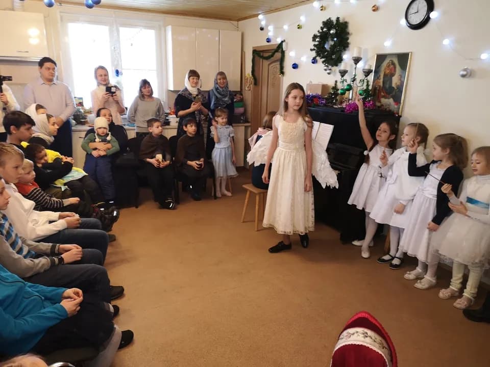 Детский Рождественский праздник на нашем приходе, 13 января 2019 г