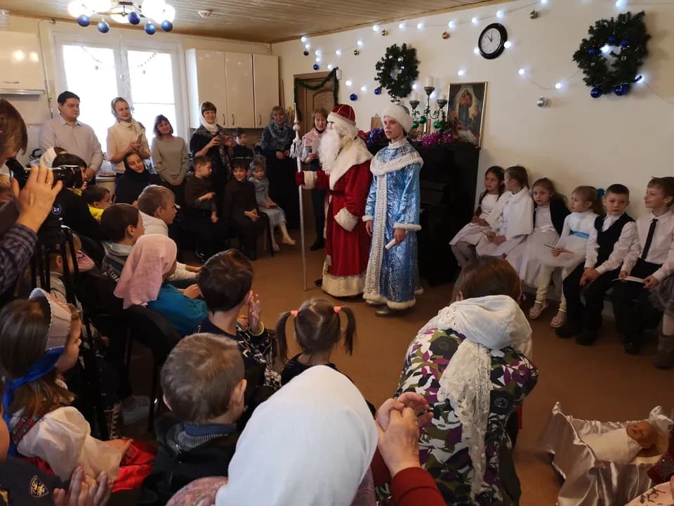 Детский Рождественский праздник на нашем приходе, 13 января 2019 г