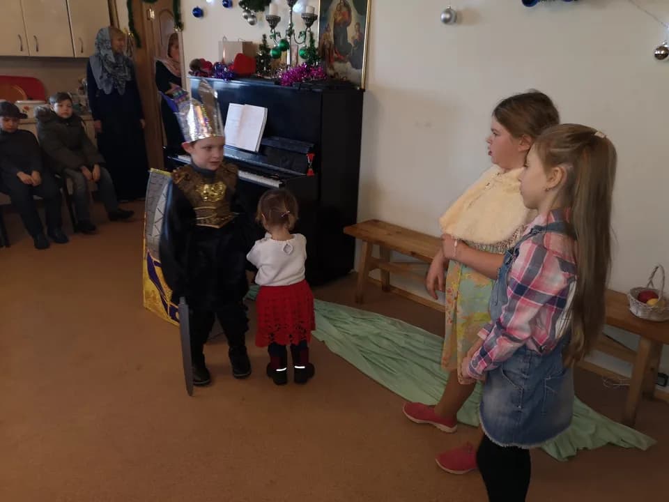 Детский Рождественский праздник на нашем приходе, 13 января 2019 г