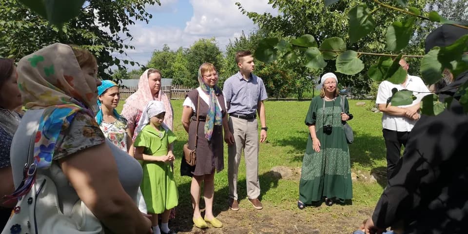 Сегодня, в день крещения Руси, у нас в гостях были прихожане Серафимовского храма пос